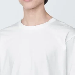 Men's Washed Jersey Crew Neck Long Sleeve T-Shirt