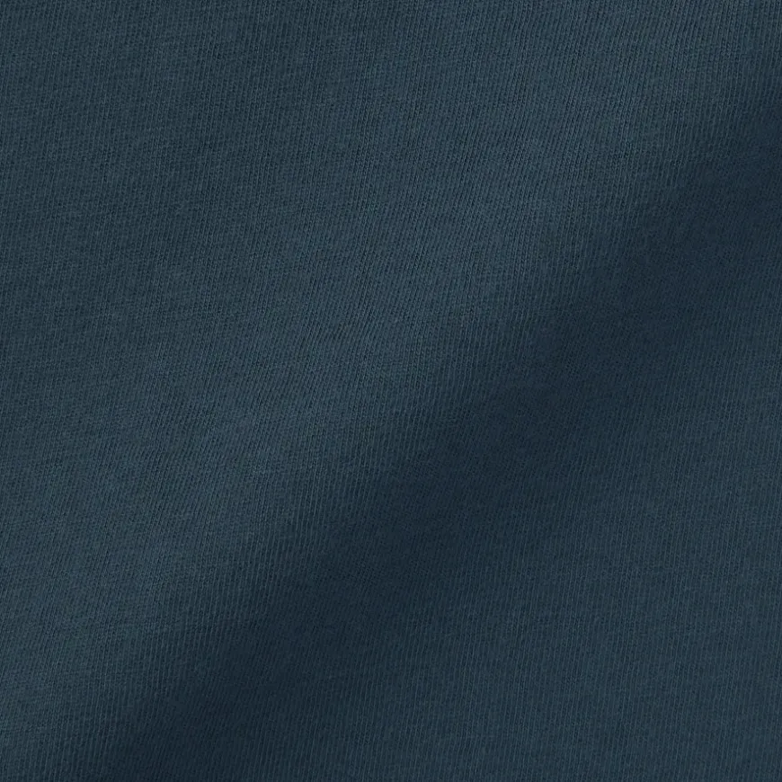 Men's Washed Jersey Long Sleeves Crew Neck T-Shirt