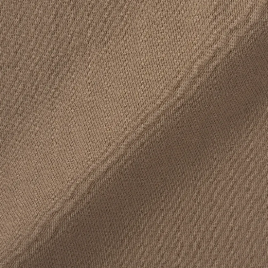 Men's Washed Jersey Long Sleeves Crew Neck T-Shirt
