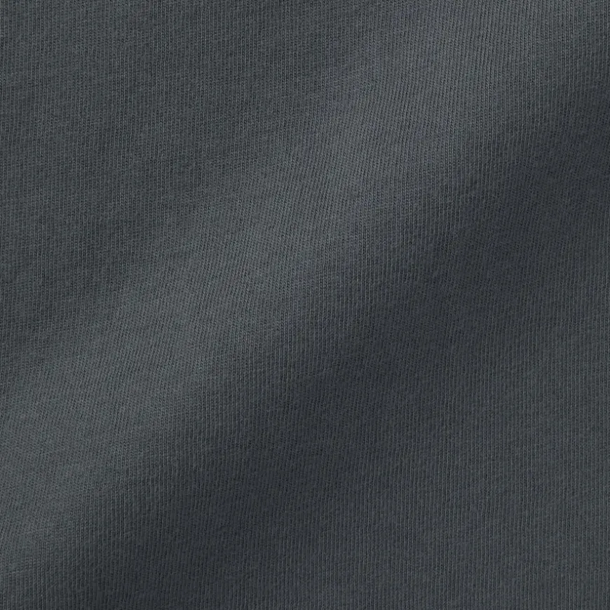 Men's Washed Jersey Long Sleeves Crew Neck T-Shirt