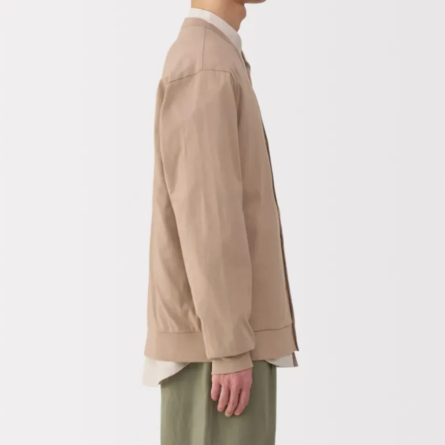Men's Washed Jersey V-Neck Cardigan