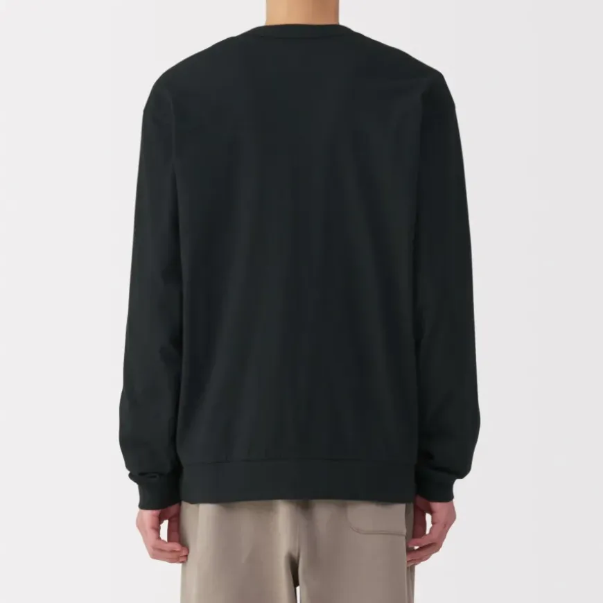 Men's Washed Jersey V-Neck Cardigan