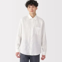 Men's Washed Linen Shirt