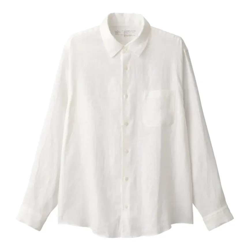 Men's Washed Linen Shirt