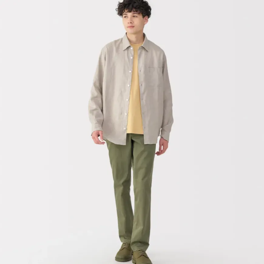 Men's Washed Linen Shirt
