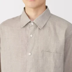 Men's Washed Linen Shirt