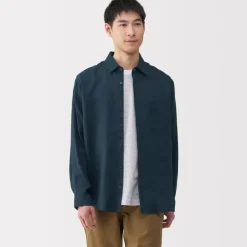 Men's Washed Linen Shirt
