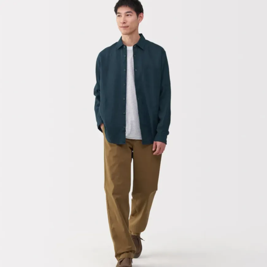 Men's Washed Linen Shirt