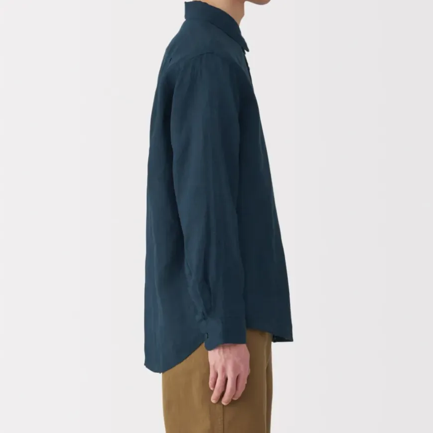 Men's Washed Linen Shirt