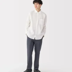 Men's Washed Linen Shirt