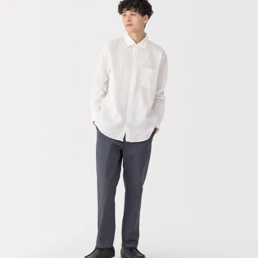 Men's Washed Linen Shirt