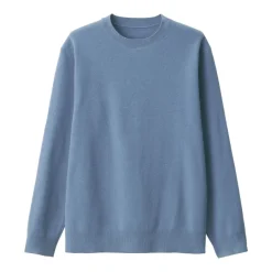 Men's Washed Milano Ribbed Crew Neck Sweater