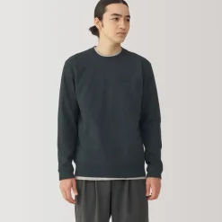 Men's Washed Milano Ribbed Crew Neck Sweater