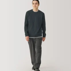 Men's Washed Milano Ribbed Crew Neck Sweater