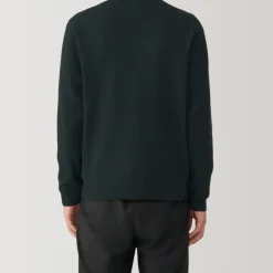 Men's Washed Milano Ribbed Crew Neck Sweater