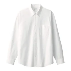 Men's Washed Oxford Button Down Long Sleeve Shirt