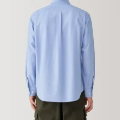 Men's Washed Oxford Button Down Long Sleeve Shirt