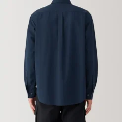 Men's Washed Oxford Button Down Long Sleeve Shirt
