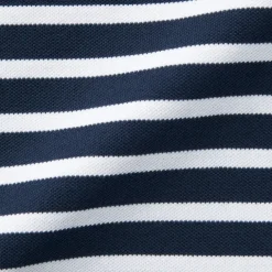 Men's Washed Pique Polo Shirt Stripe