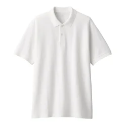 Men's Washed Pique Short Sleeve Polo Shirt