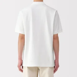 Men's Washed Pique Short Sleeve Polo Shirt