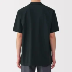 Men's Washed Pique Short Sleeve Polo Shirt