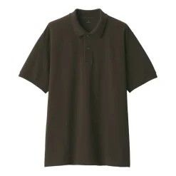 Men's Washed Pique Short Sleeve Polo Shirt