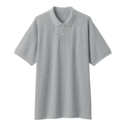 Men's Washed Pique Short Sleeve Polo Shirt