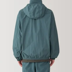 Men's Water Repellent Nylon Packable Windbreaker