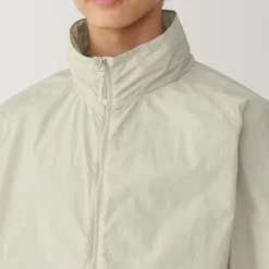 Men's Water Repellent Nylon Packable Windbreaker