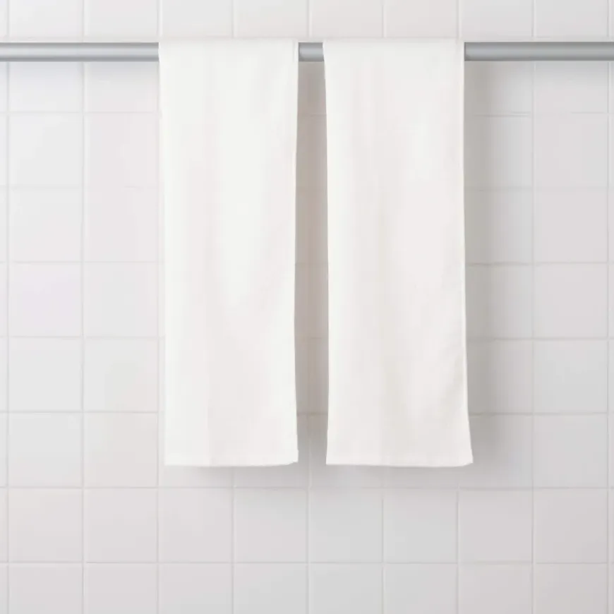 Pile Weave Long Towel (2 Piece Set)