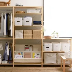 Pine Shelf Unit - Wardrobe