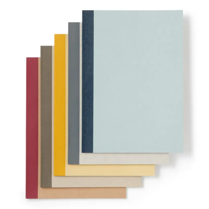 Planted Tree Paper Colored Cover Notebook - 0.3" (5 Pack)