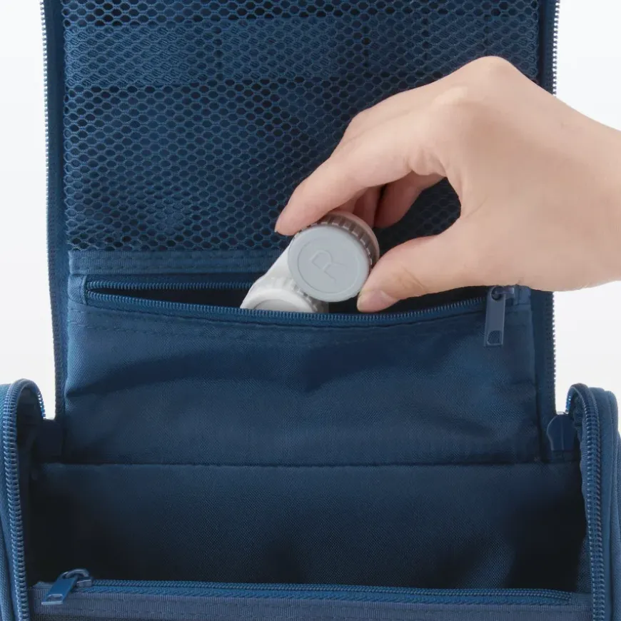 Polyester Hanging Toiletry Case