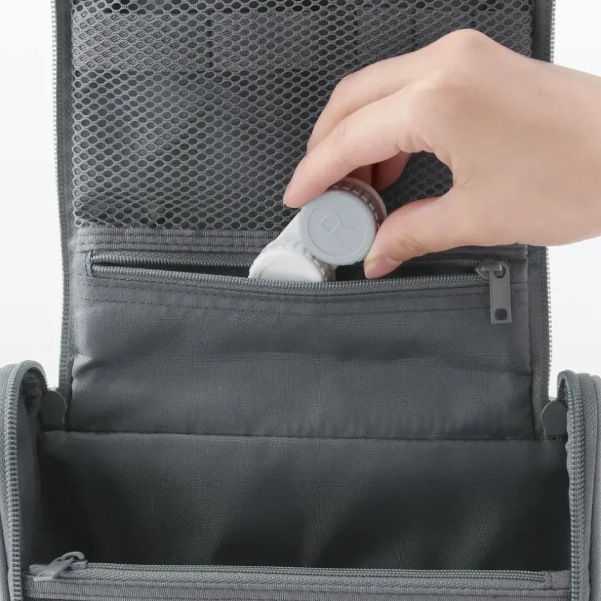Polyester Hanging Toiletry Case