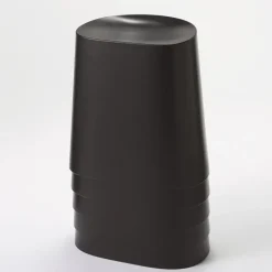 Polypropylene Stackable Stool Dark Gray