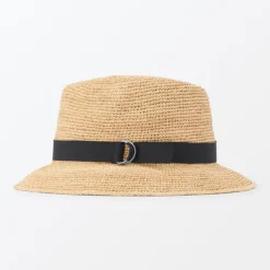 Raffia Foldable Fedora Hat