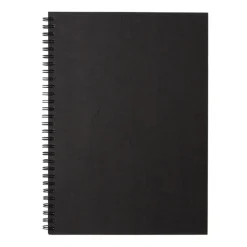Recycled Paper Spiral Plain Notebook