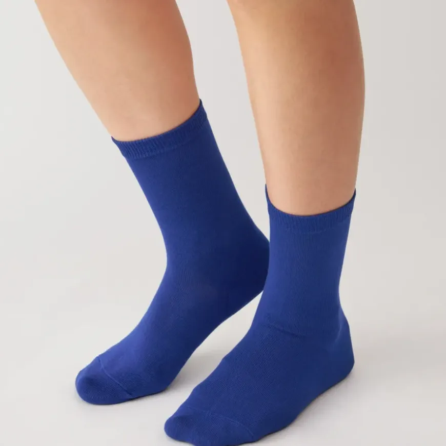 Right Angle 3 Layer Loose Top Socks