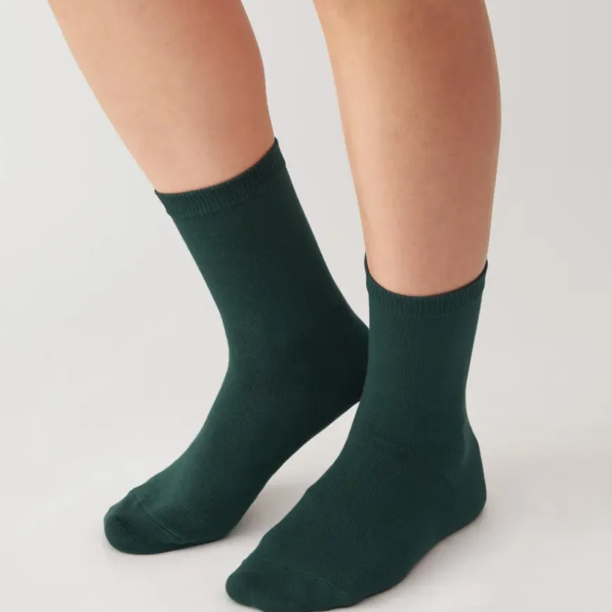 Right Angle 3 Layer Loose Top Socks