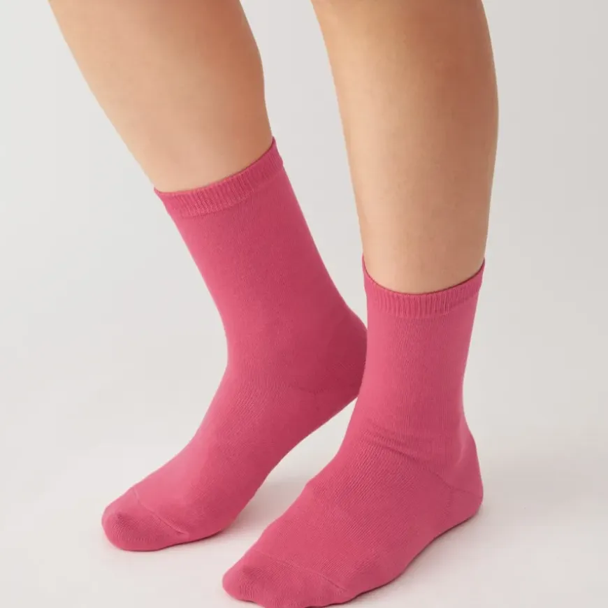 Right Angle 3 Layer Loose Top Socks