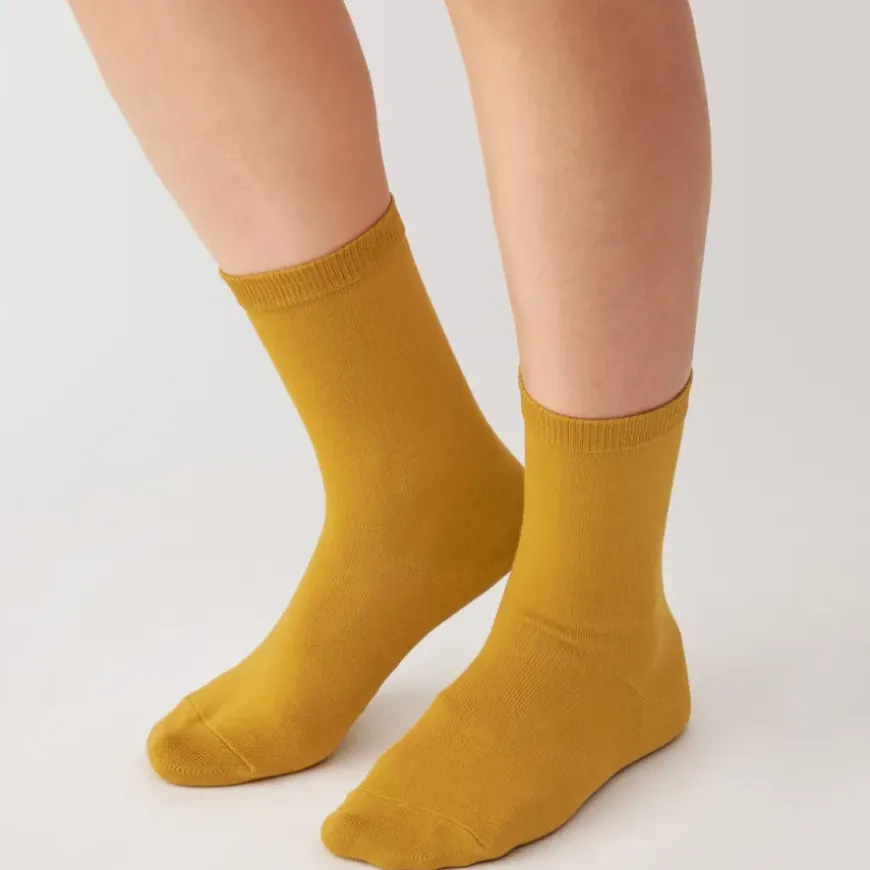 Right Angle 3 Layer Loose Top Socks