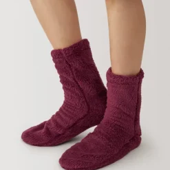 Right Angle Boa Fleece Cozy Socks