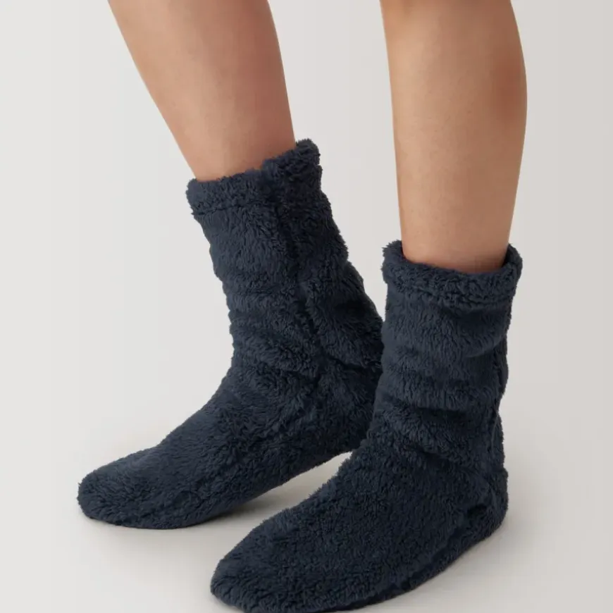 Right Angle Boa Fleece Cozy Socks