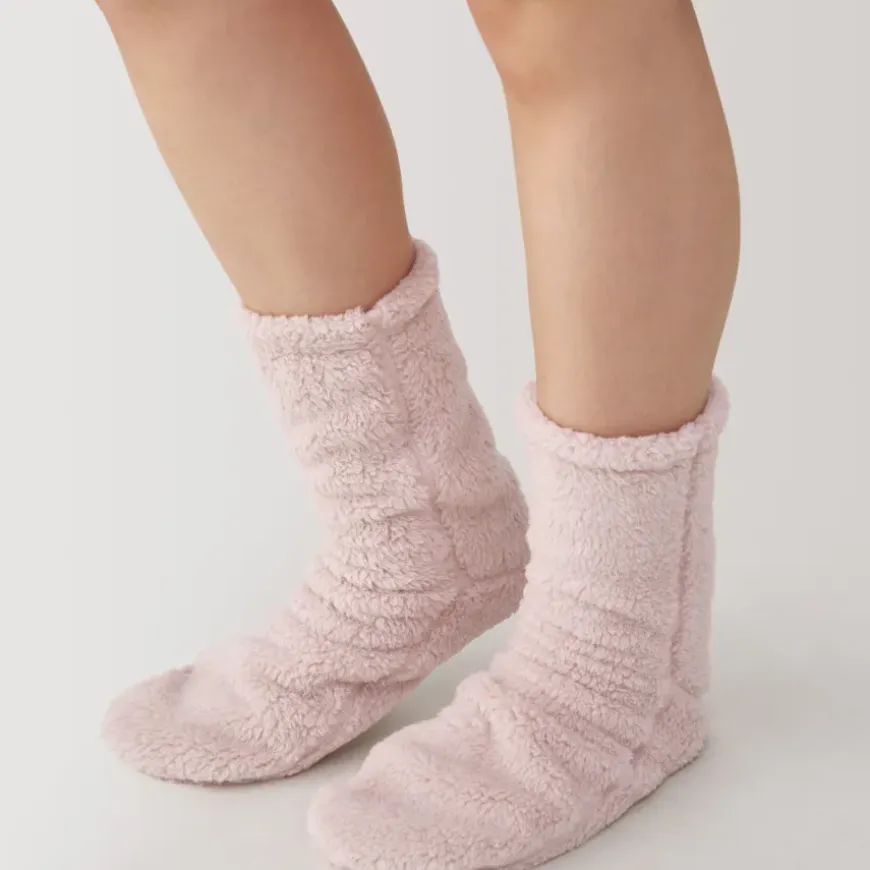 Right Angle Boa Fleece Cozy Socks