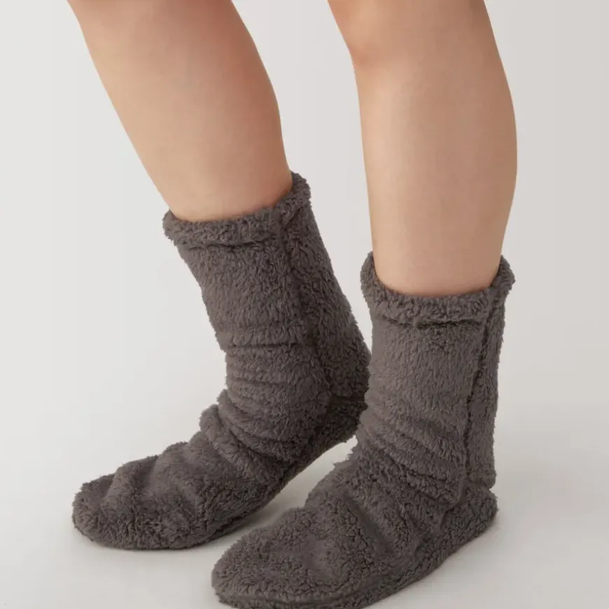 Right Angle Boa Fleece Cozy Socks