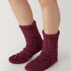 Right Angle Boa Fleece Cozy Socks