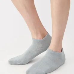 Right Angle Breathable Mesh Sneaker Socks