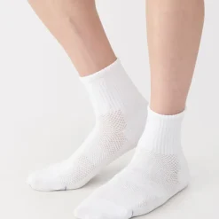 Right Angle Breathable Mesh Short Socks