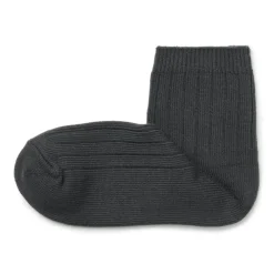 Right Angle Loose Top Ribbed Short Socks